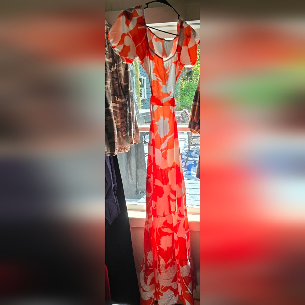 Orange Summer Dress